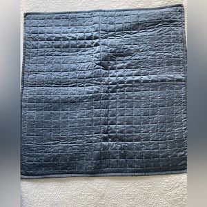 NWOT Restoration Hardware Silk Box-Stitched Large Pillow Cover 26” x 26”